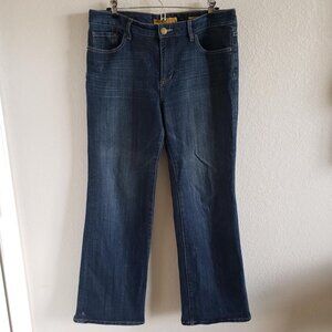 Seven 7 Premium Denim Flare Woman Size 12 Jeans Western Modern Highrise